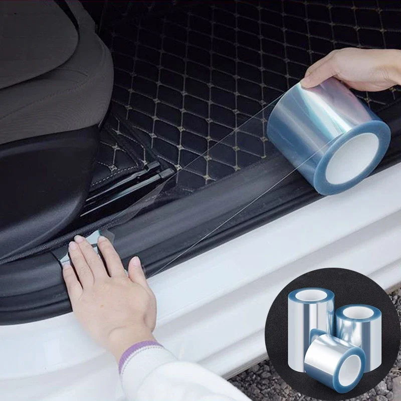 Car Door Edge Guard - Car Door Threshold Protective Film Transparent