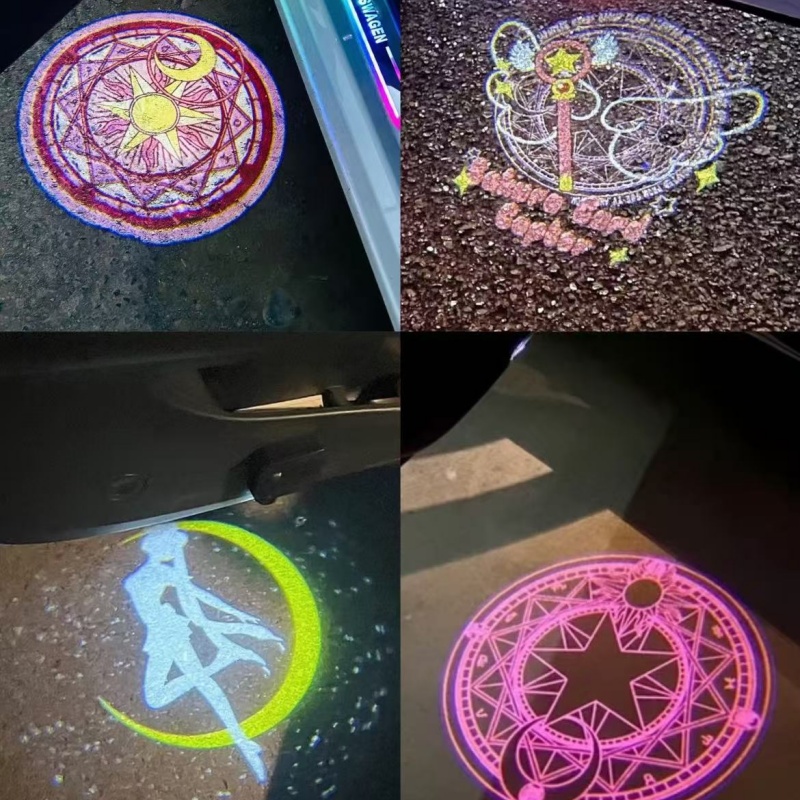Car Accessories Decoration - Sailor Moon Anime Car Welcome Light