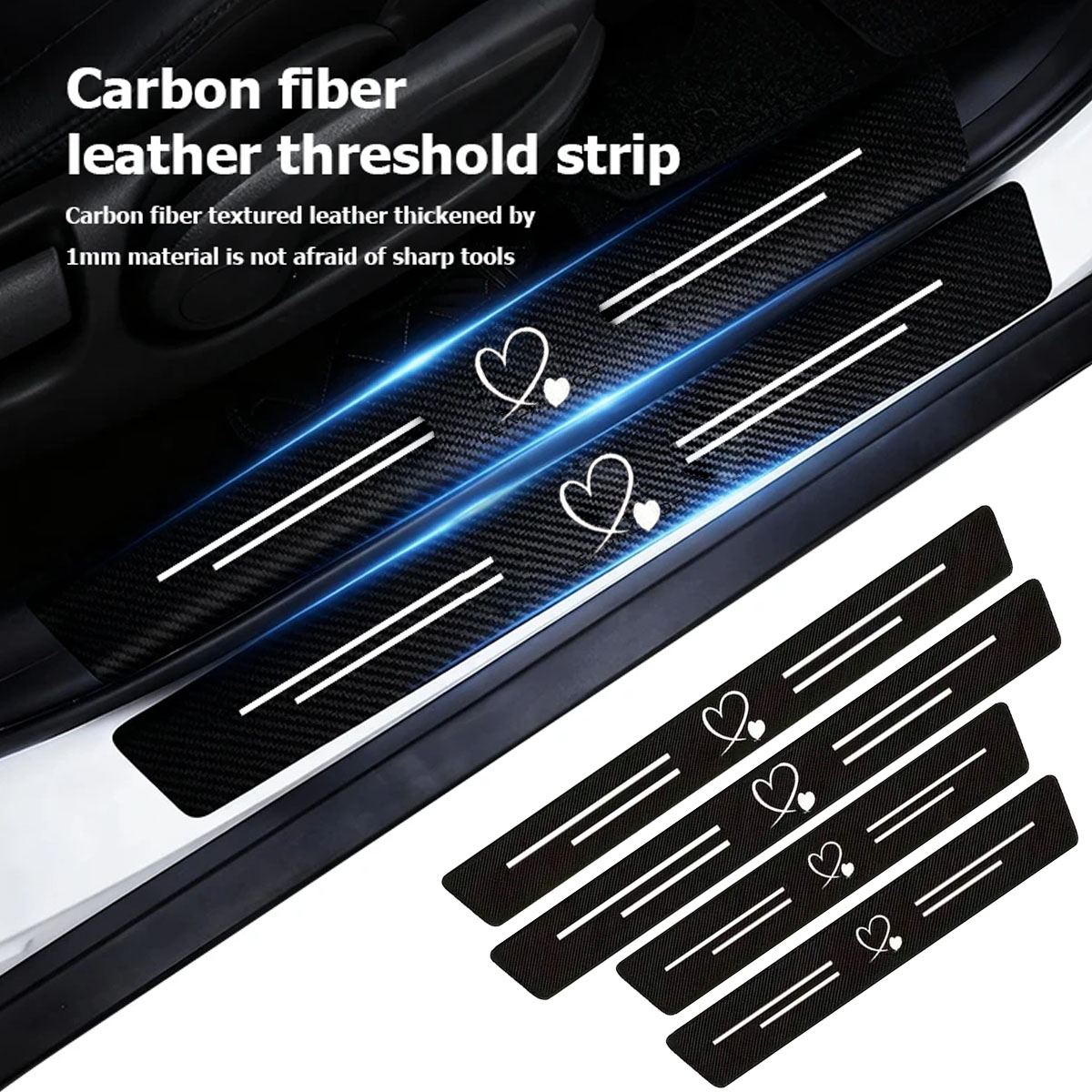 Car Door Edge Guard - Anti-scratch Anti-collision Rubber Strip, Door Edge