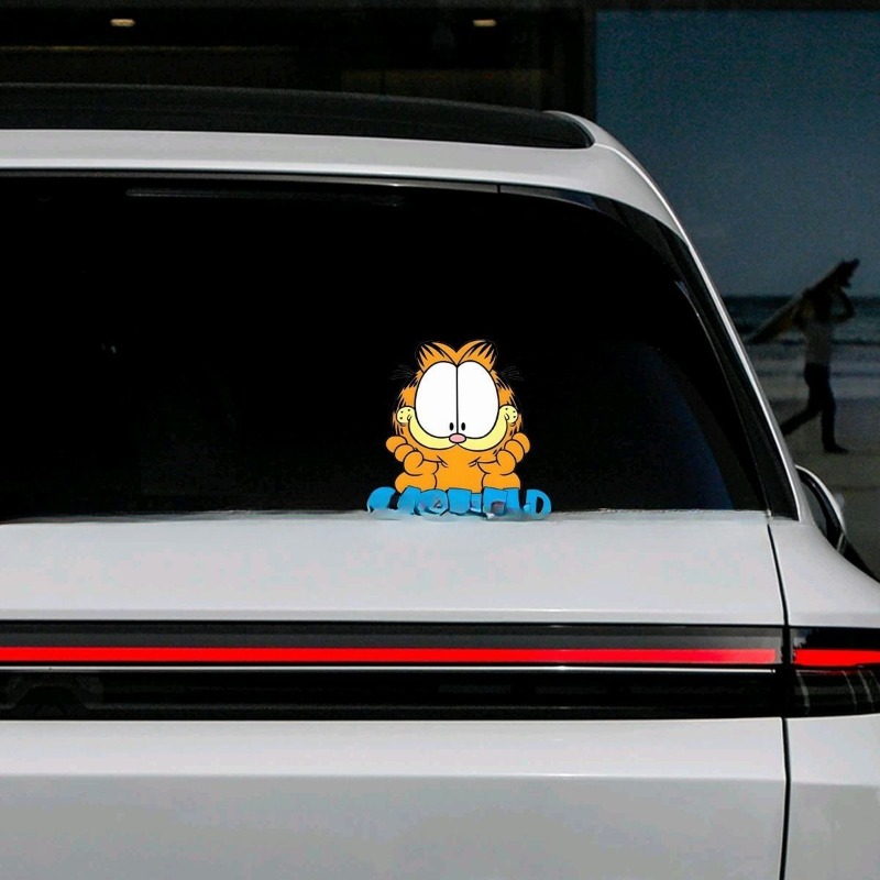 Creative cartoon cute Garfield - огляд і ціна Car Accessories Decoration