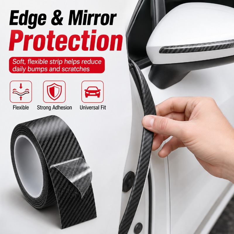 3D Carbon Fiber Pattern Door S - огляд і ціна Car Door Edge Guard
