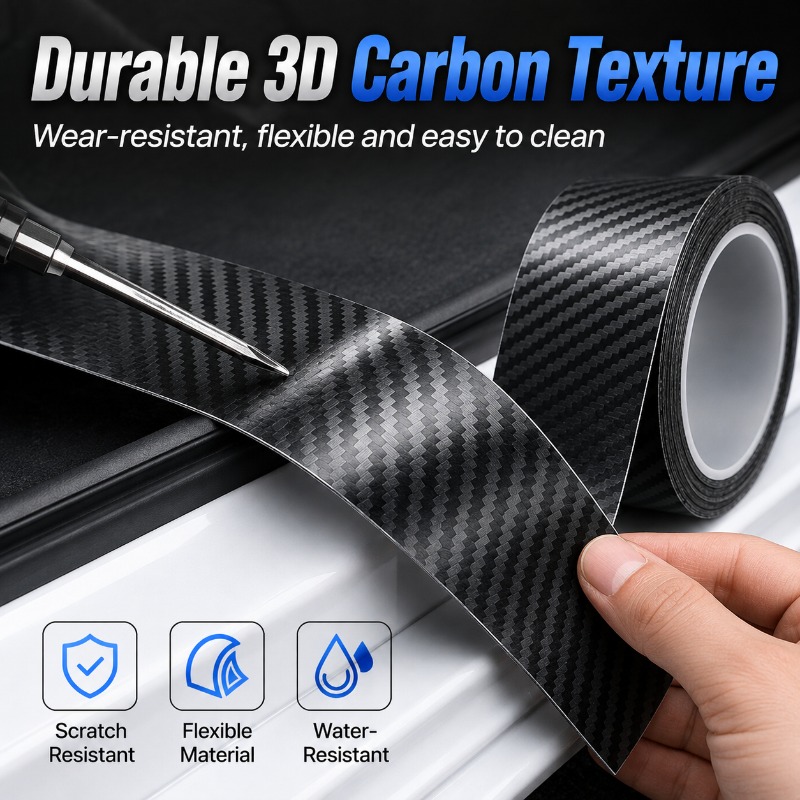 3D Carbon Fiber Pattern Door S - огляд і ціна Car Door Edge Guard