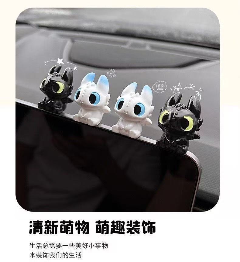 Cute toothless baby doll figur - огляд і ціна Car Accessories Decoration