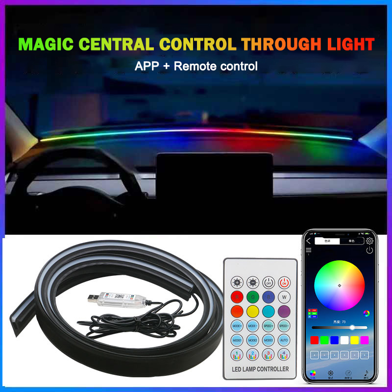 1.5M LED Car Dashboard Sealing - огляд і ціна Car Accessories Sound System
