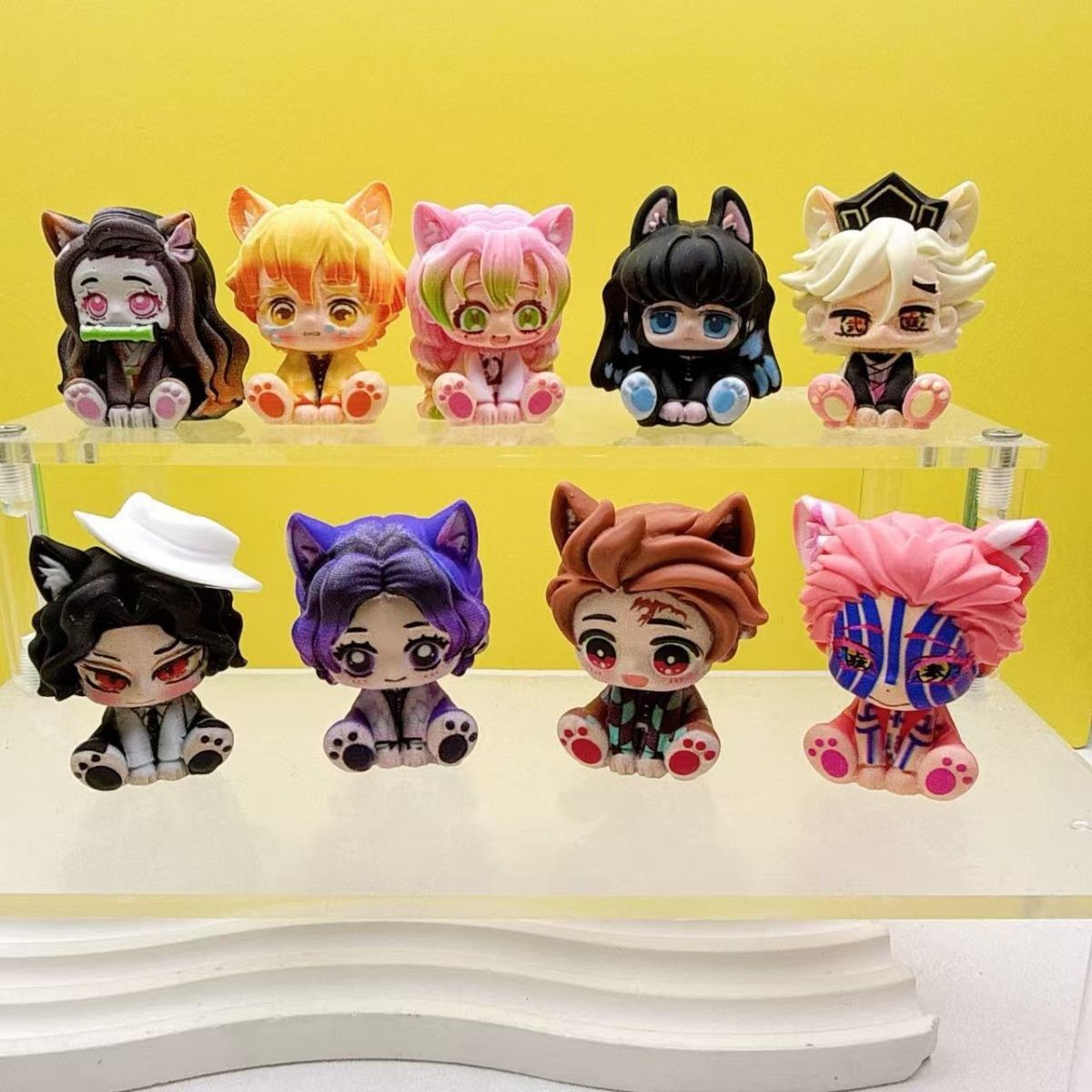 Demon Slayer Cute Chibi Figuri - огляд і ціна Car Accessories Decoration