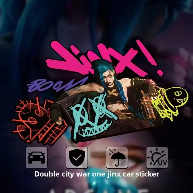 Arcane Jinx Graffiti Reflectiv - огляд і ціна Car Accessories Decoration