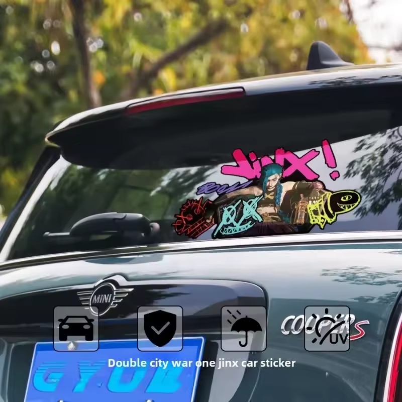 Arcane Jinx Graffiti Reflectiv - огляд і ціна Car Accessories Decoration