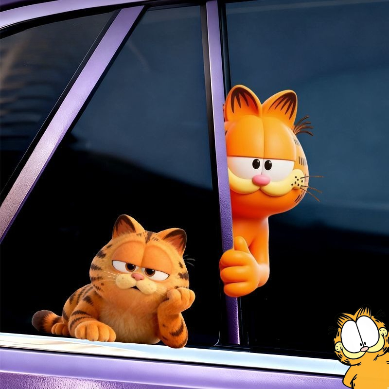 Garfield anime cartoon cute fu - огляд і ціна Car Accessories Decoration