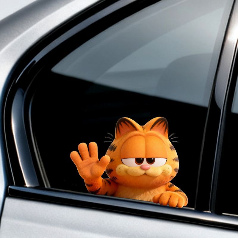 Garfield anime cartoon cute fu - огляд і ціна Car Accessories Decoration