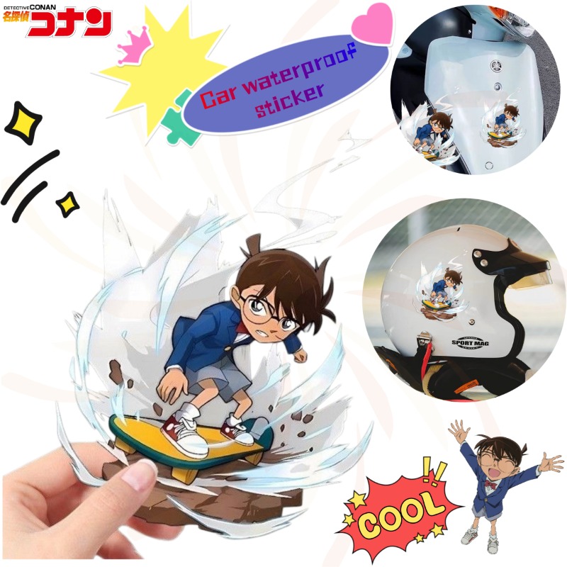 Detective Conan Cartoon Skateb - огляд і ціна Car Accessories Decoration