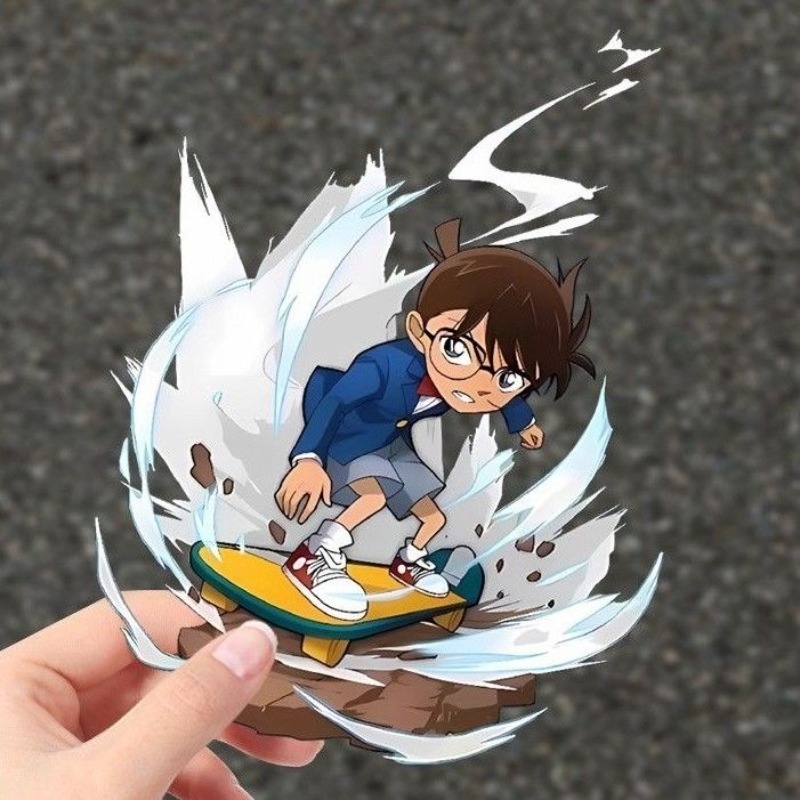 Detective Conan Cartoon Skateb - огляд і ціна Car Accessories Decoration