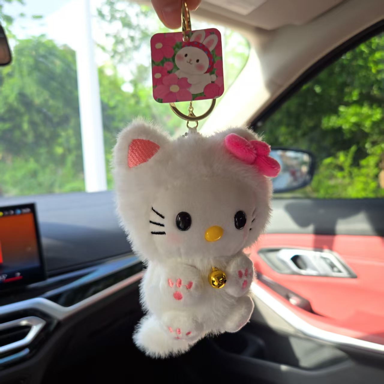 Kawaii HelloKitty Bell Cat Pen - огляд і ціна Car Accessories Decoration